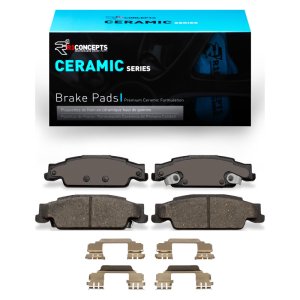 Cadillac CTS Brake Pads - Rear - R1 Concepts - Ceramic - `03-`11